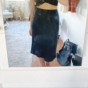 Slinky / Slip Black Skirt from Aritzia